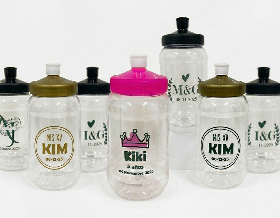 Cilindros personalizados para fiestas