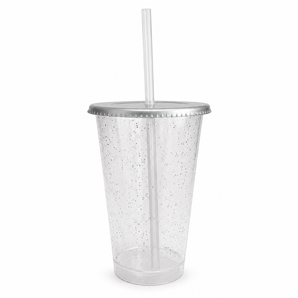 Vaso 16oz glitter