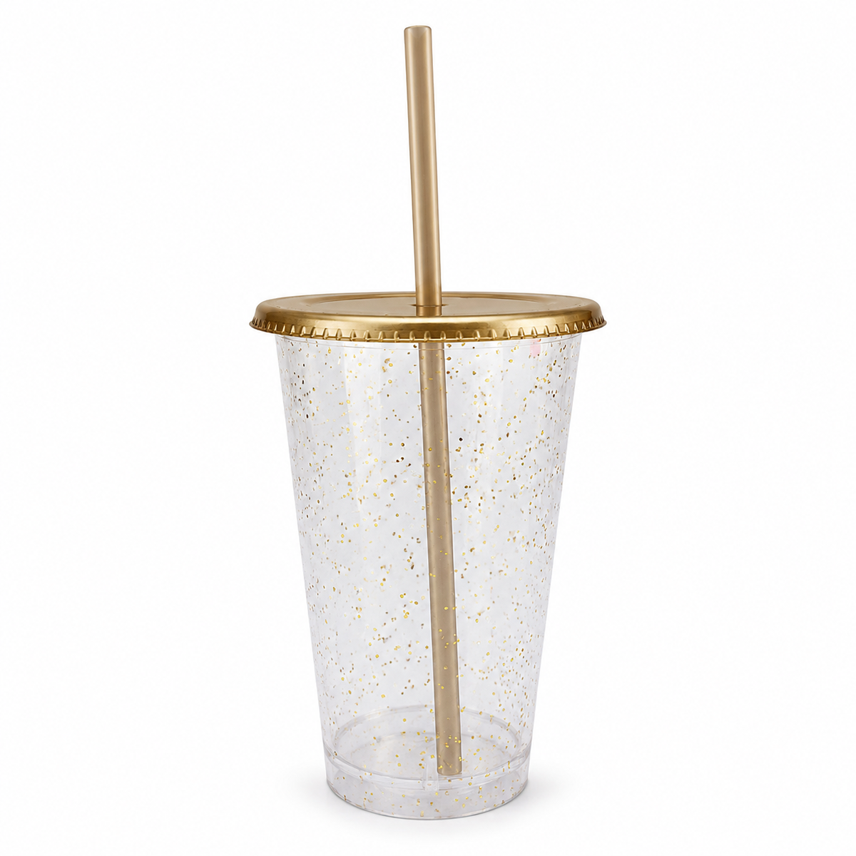 Vasos glitter con tapa y popote 16 oz en varios colores – Kupp